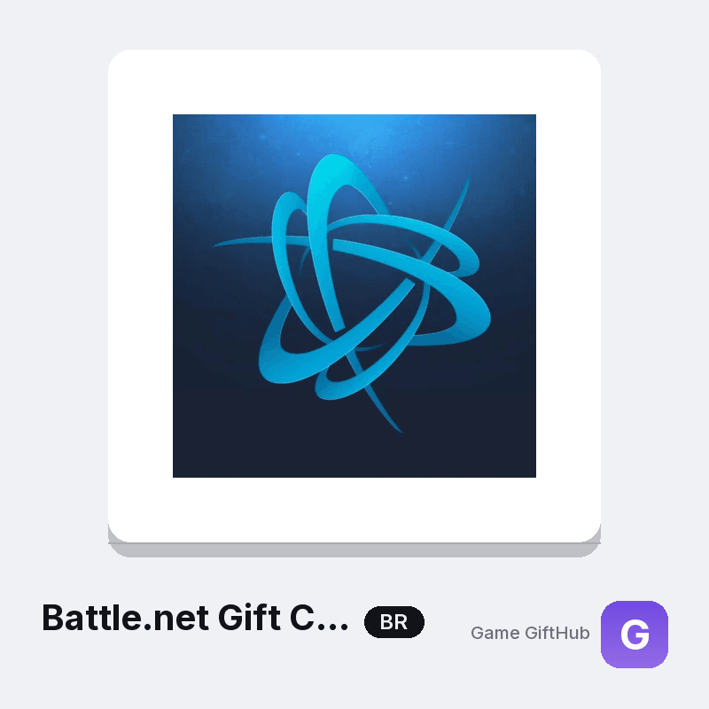 Battle.net Brazil BRL gift card code at GameGiftHub
