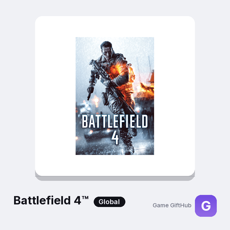 Battlefield 4™ Game Key — Other game key at Game GiftHub