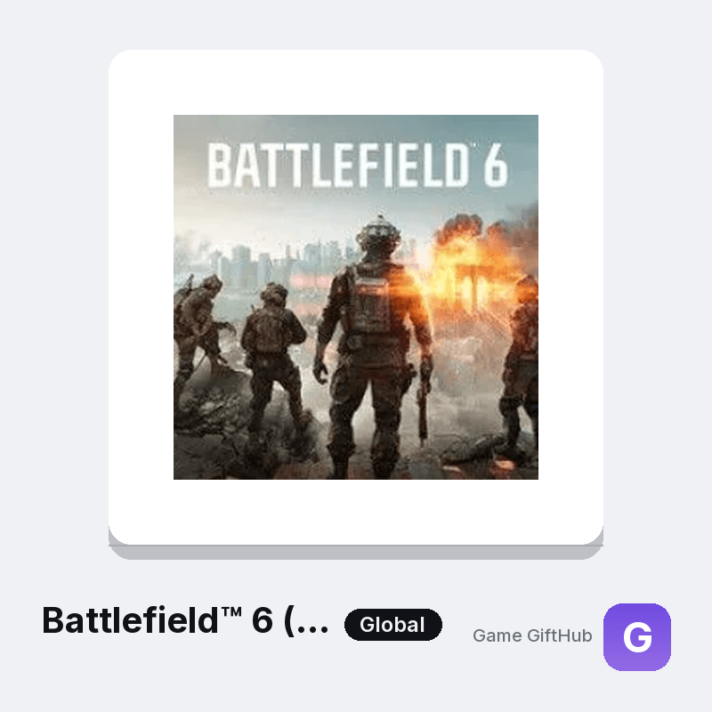 Battlefield™ 6 (BFC) Gift Card — Other gift card at Game GiftHub
