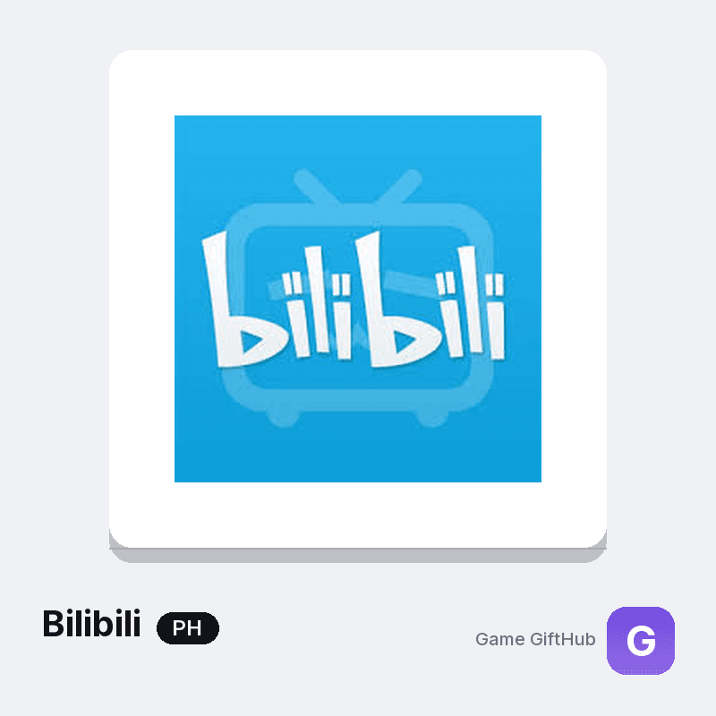 Bilibili Premium code for Philippines, 1, 3 and 12 month terms, at GameGiftHub
