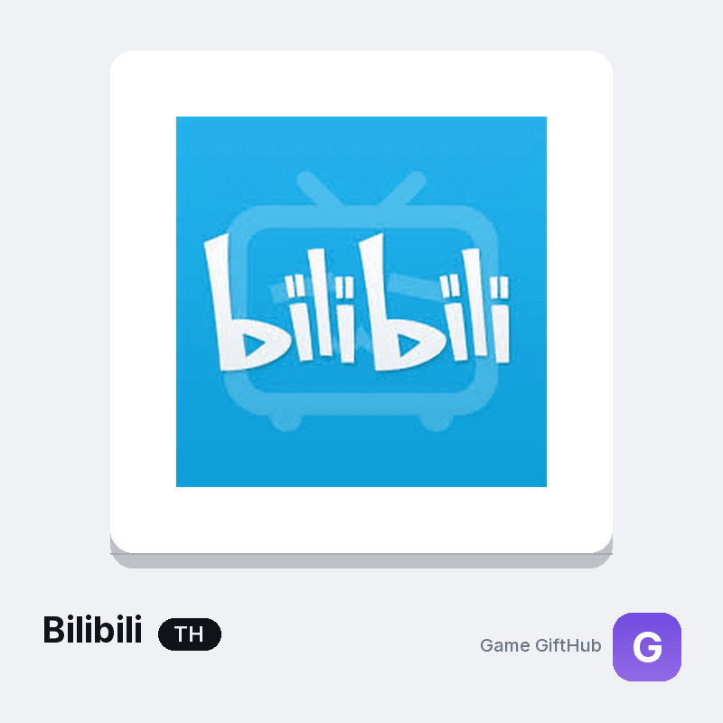 Bilibili Premium code for Thailand, 7, 14 and 30 day terms, at GameGiftHub