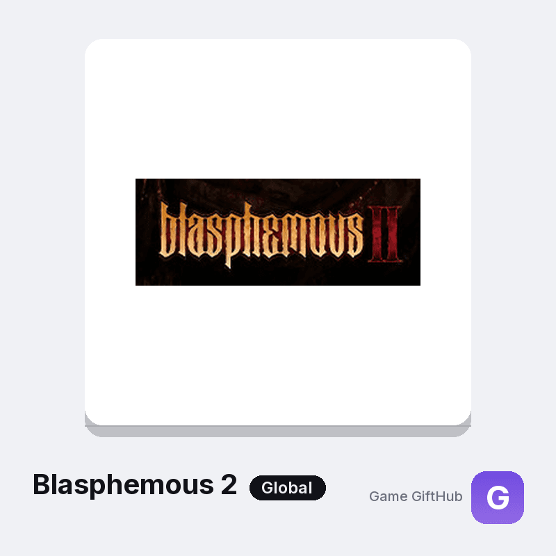 Blasphemous 2 Game Key — Other game key at Game GiftHub