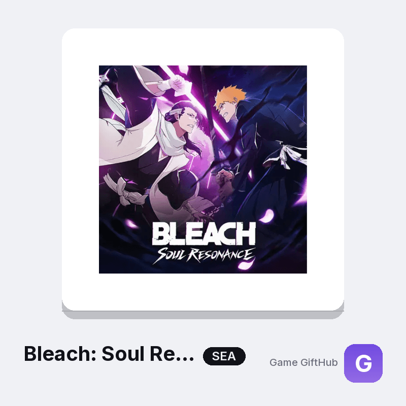 Bleach: Soul Resonance top-up artwork