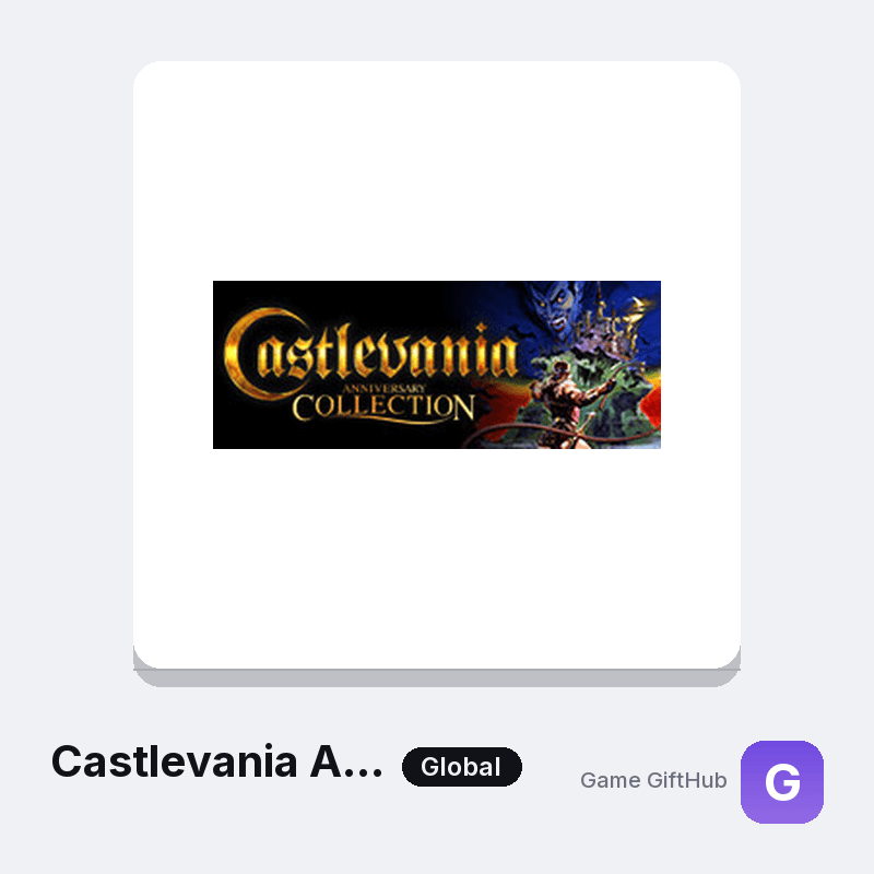 Castlevania Anniversary Collection Game Key — Other game key at Game GiftHub