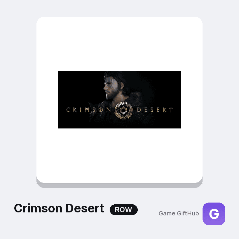 Crimson Desert Game Key — Other game key at Game GiftHub