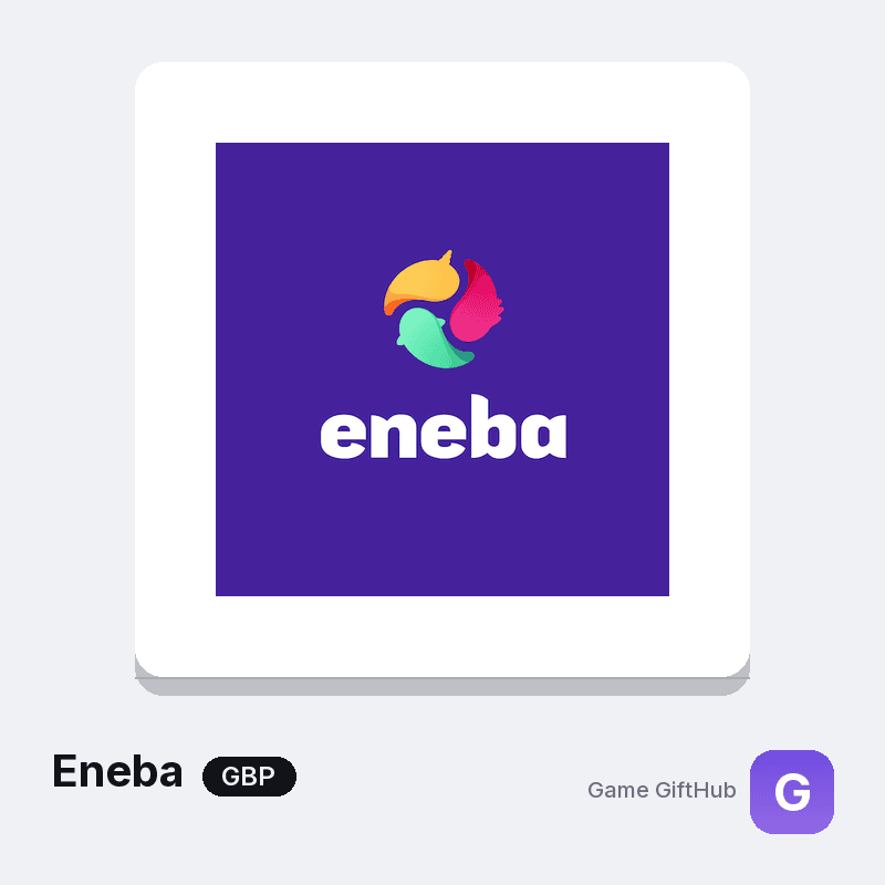 Eneba United Kingdom GBP wallet top-up at GameGiftHub