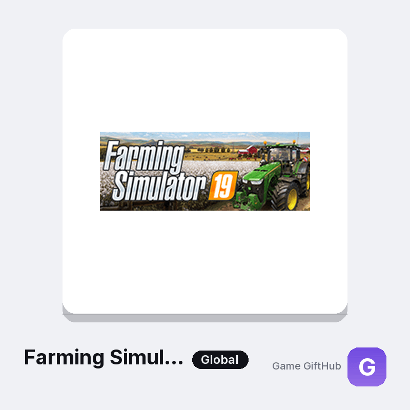 Farming Simulator 19 Game Key — Other game key at Game GiftHub