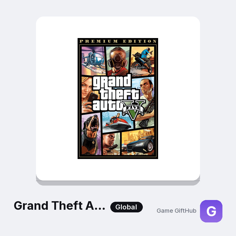 Grand Theft Auto V Game Key — Other game key at Game GiftHub