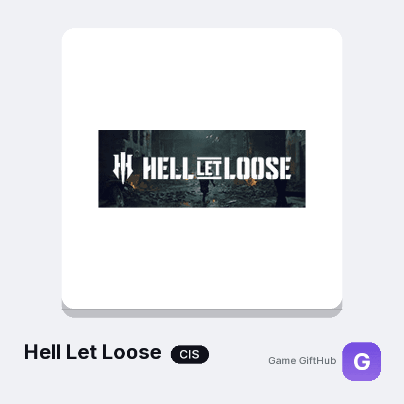 Hell Let Loose CIS Game Key — Other game key at Game GiftHub