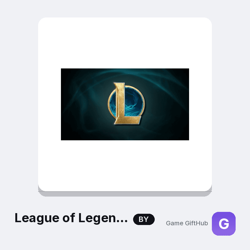 League of Legends RP Belarus BYN top-up at GameGiftHub