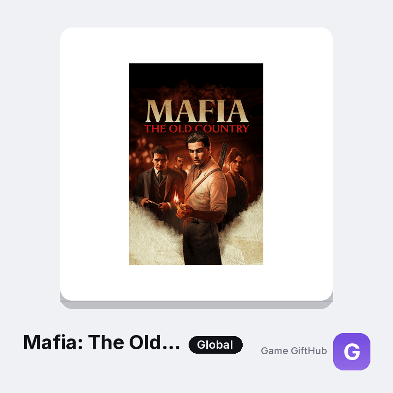 Mafia: The Old Country Game Key — Other game key at Game GiftHub