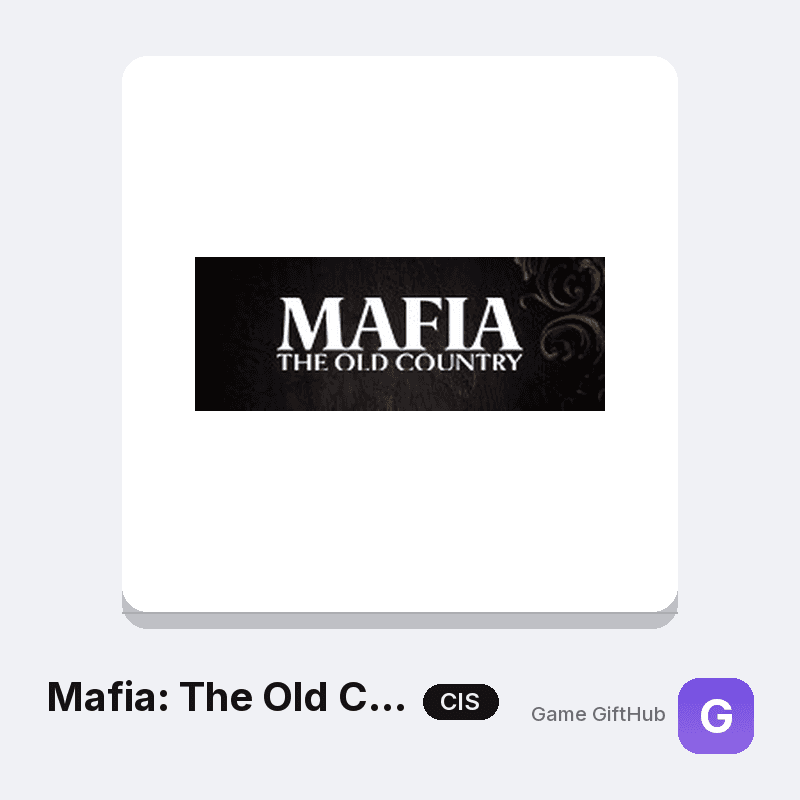 Mafia: The Old Country