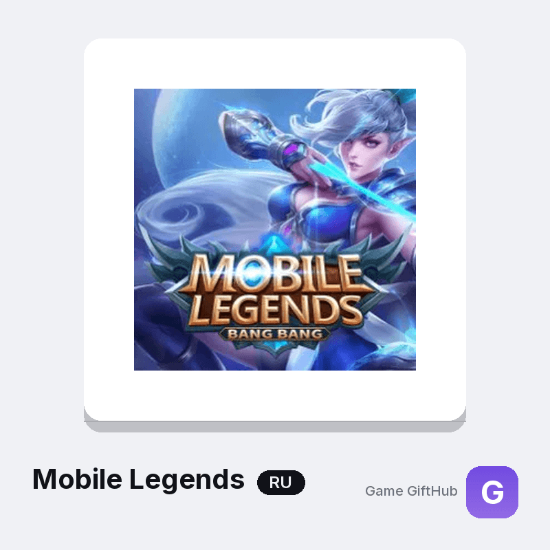 Mobile Legends Russia diamond top-up