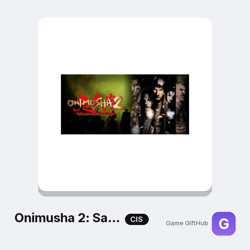Onimusha 2: Samurai's Destiny CIS Game Key — Other game key at Game GiftHub