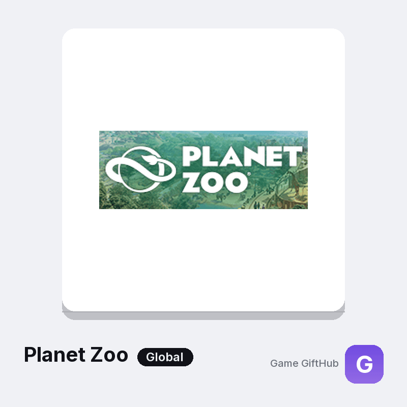 Planet Zoo Game Key — Other game key at Game GiftHub