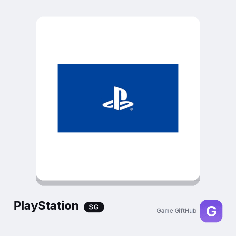 Singapore PlayStation Store gift card values from 15 to 100 SGD at GameGiftHub