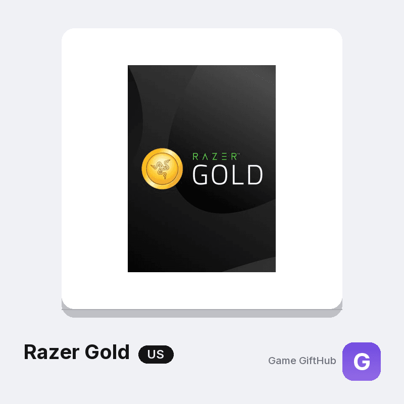 Razer Gold United States USD prepaid credit at GameGiftHub