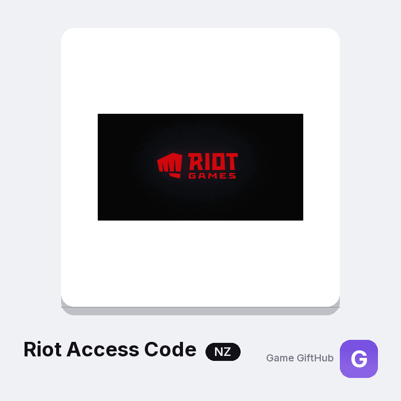 Riot Access Code for New Zealand — 6 face values delivered as a code