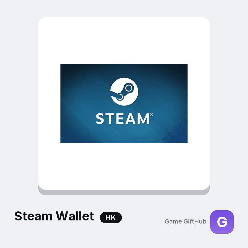 Steam Wallet Hong Kong HKD gift card code at GameGiftHub