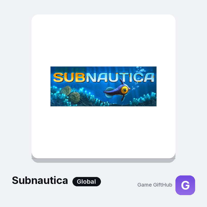 Subnautica Gift Card — Steam gift card at Game GiftHub