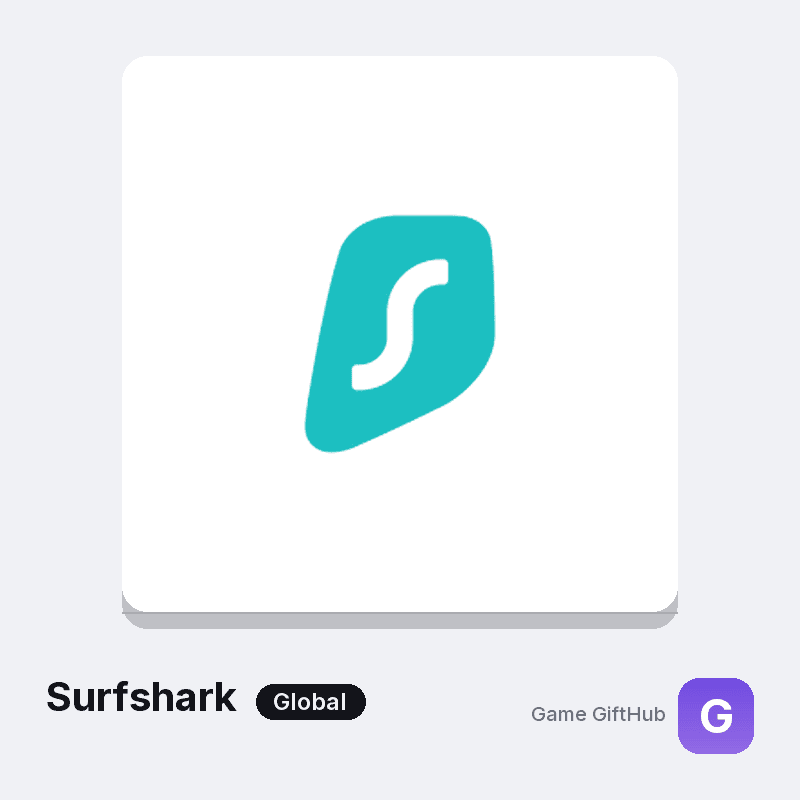 Surfshark Gift Card — Other gift card at Game GiftHub