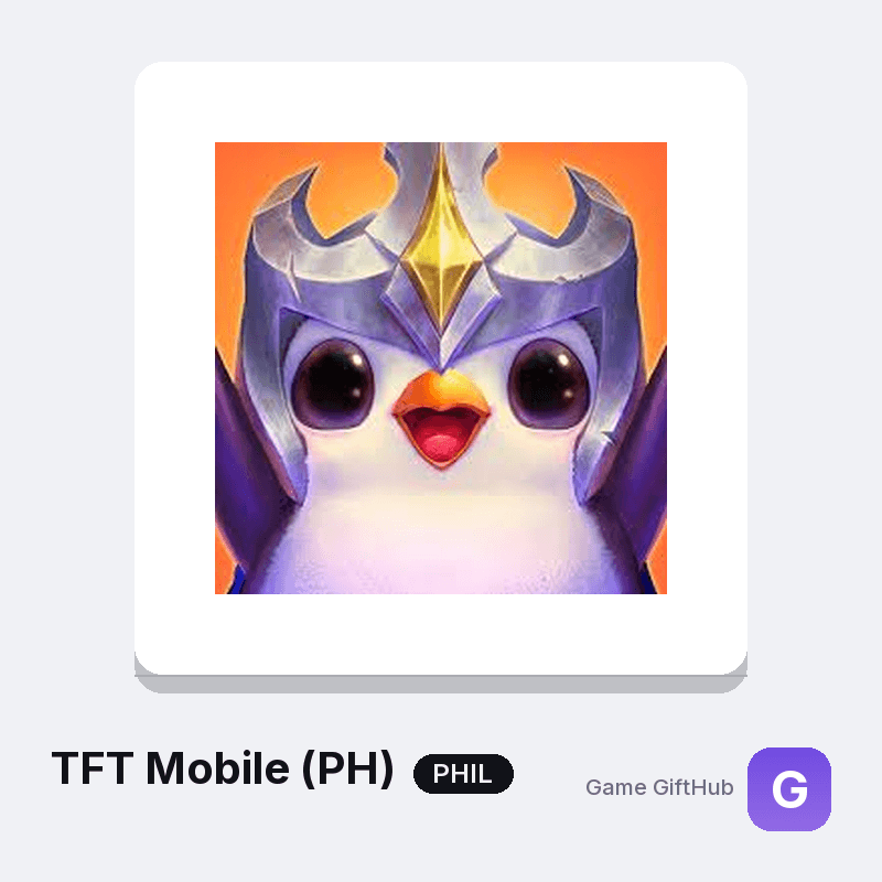 TFT Mobile (PH) Philippines Top-Up — Mobile top-up at Game GiftHub