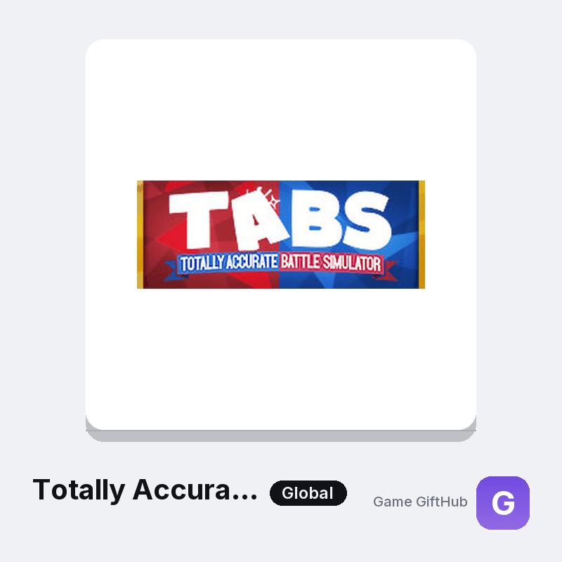 Totally Accurate Battle Simulator Game Key — Other game key at Game GiftHub
