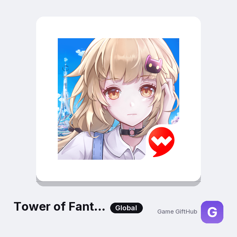 Tower of Fantasy (Auto Via Login) Top-Up — Mobile top-up at Game GiftHub