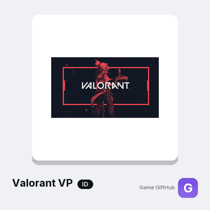 Valorant Points for Indonesia at GameGiftHub