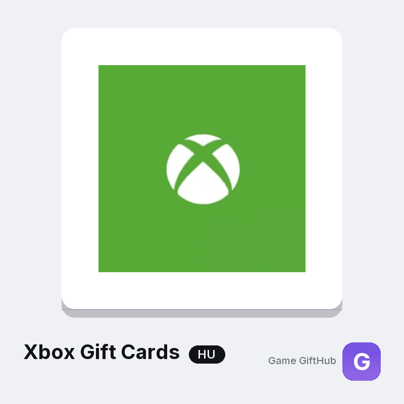 Xbox gift card code for Hungary — HUF Microsoft Store credit at GameGiftHub