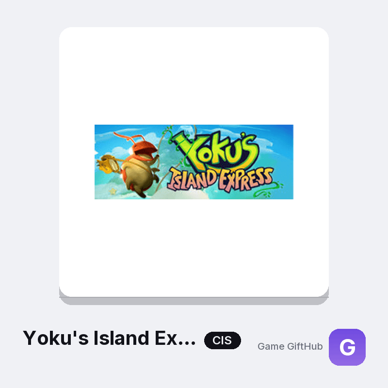 Yoku's Island Express CIS Game Key — Other game key at Game GiftHub