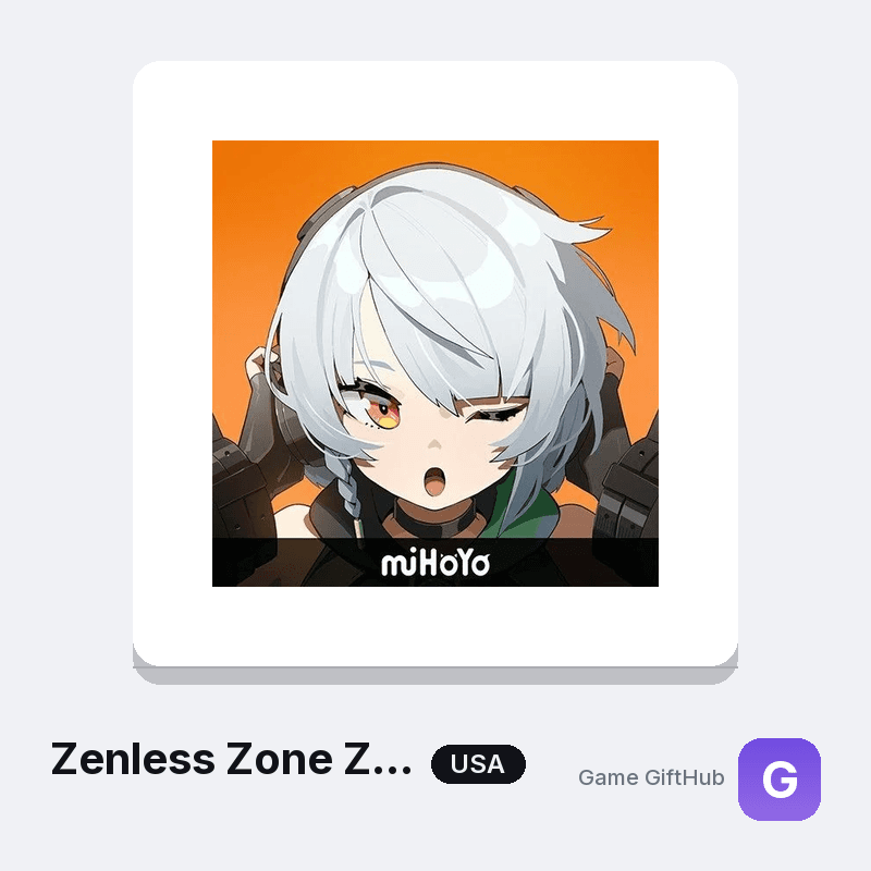 Zenless Zone Zero (US) USA Top-Up — Mobile top-up at Game GiftHub